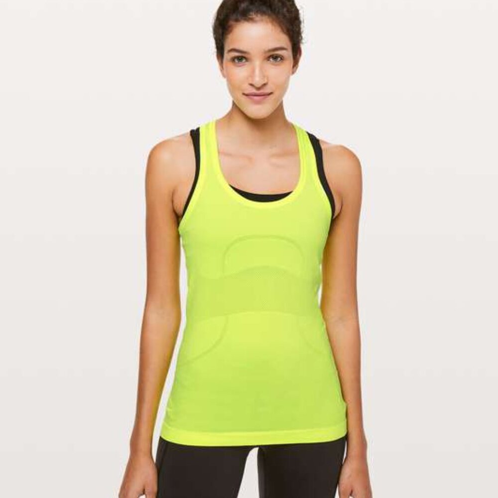 NWOT LULULEMON Swiftly Tech Racerback - Size 8 - Yellow